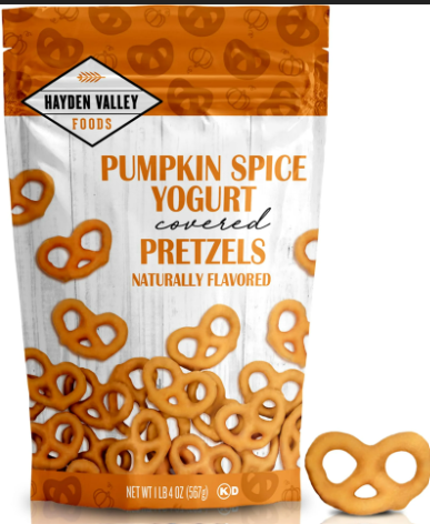 hayden valley pumpkin pretzels